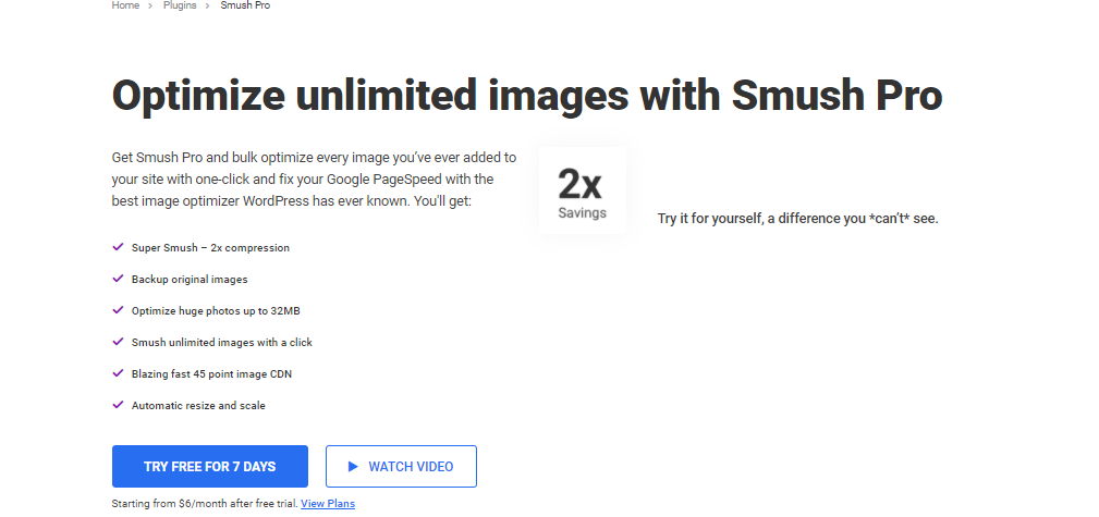Smush Image Compression and Optimization: